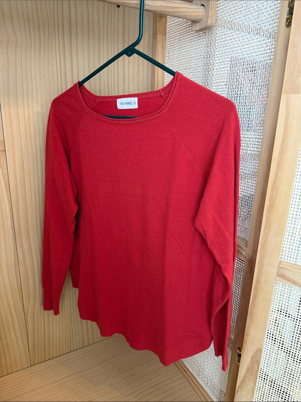 The Nines Red Crewneck Sweater